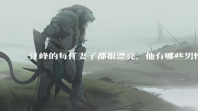 汪峰的每任妻子都很漂亮,他有哪些男性魅力?