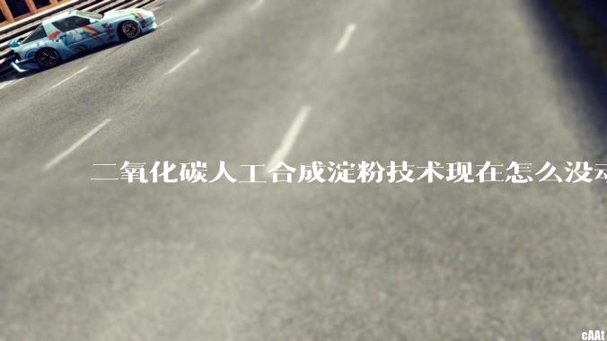 二氧化碳人工合成淀粉技术现在怎么没动静了?
