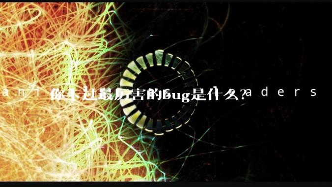 你卡过最厉害的bug是什么?